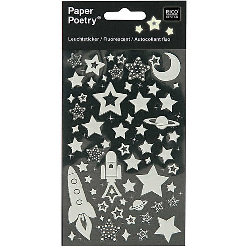 Paper Poetry Stickers - Luminous Space stickers