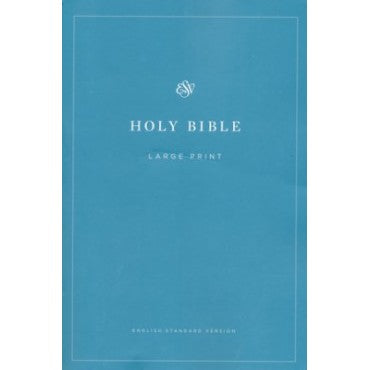ESV - Economy Paperback Bible Blue - Large Print