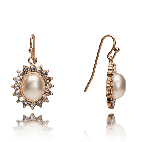 Lovett Earrings - Regency Pearl Drop Earrings