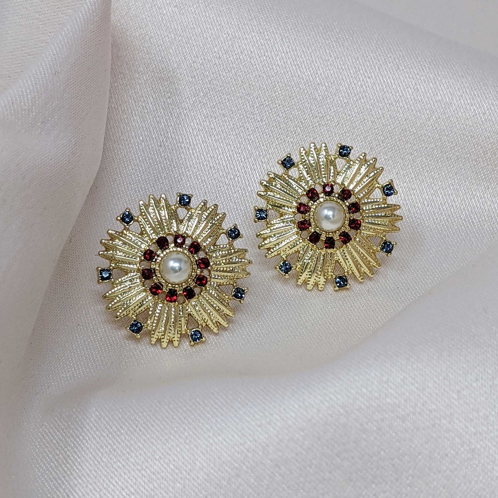 Lovett Heirloom Earrings - Cordelia Swarovski ®️ Crystal Starburst Earrings