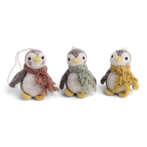 Gry & Sif Christmas - Handmade Felt Penguin Decoration