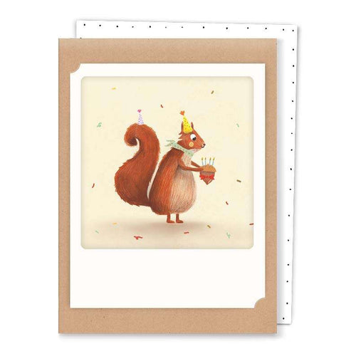 Pickmotion Mini-Card - Birthday Squirrel