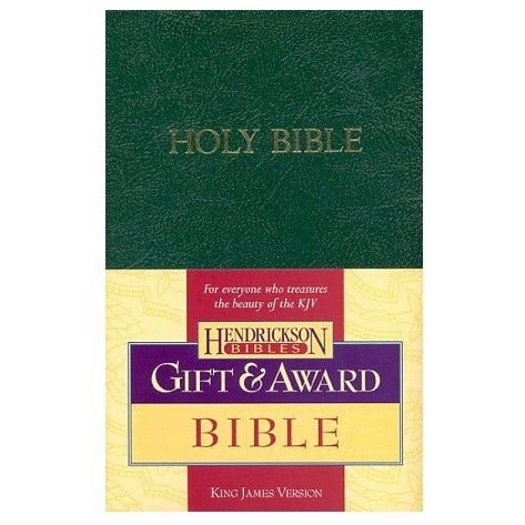 KJV - Gift and Award Bible - Green