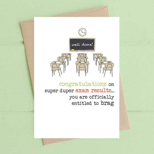 Dandelion Card - Exam Results