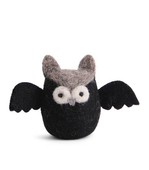 Gry & Sif Halloween - Felt Halloween Owl Black