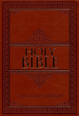 KJV Bible, Lux Leather, Large Print, Tan