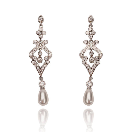 Lovett Earrings - Georgian style drop