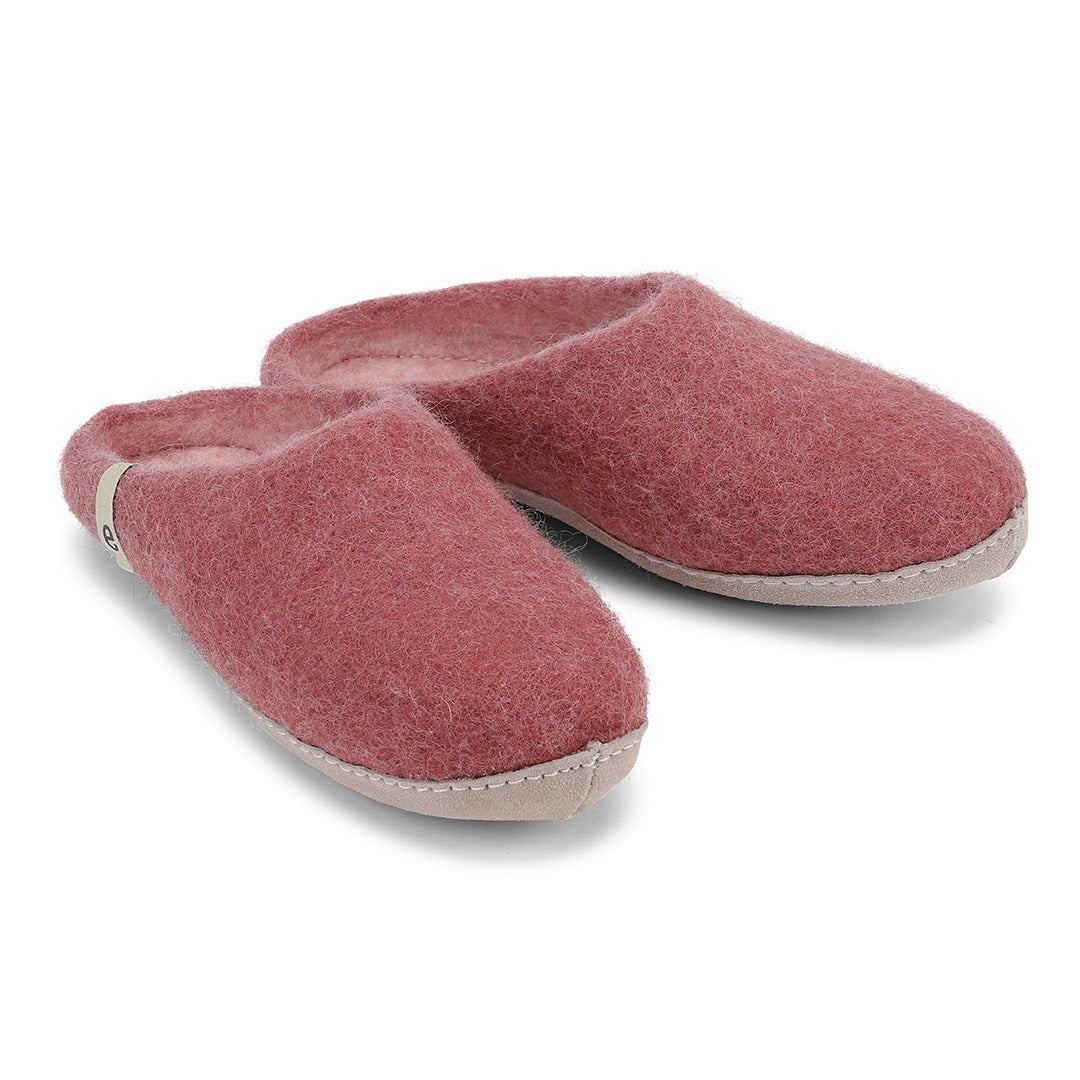 Egos Copenhagen - Handmade Slippers in Rose Pink