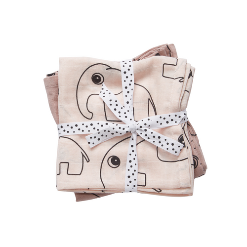 Done by Deer Eating - Burp Cloth 2-pack Contour