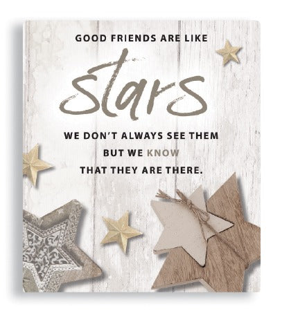 CBC Porcelain Plaque - Friendship Stars