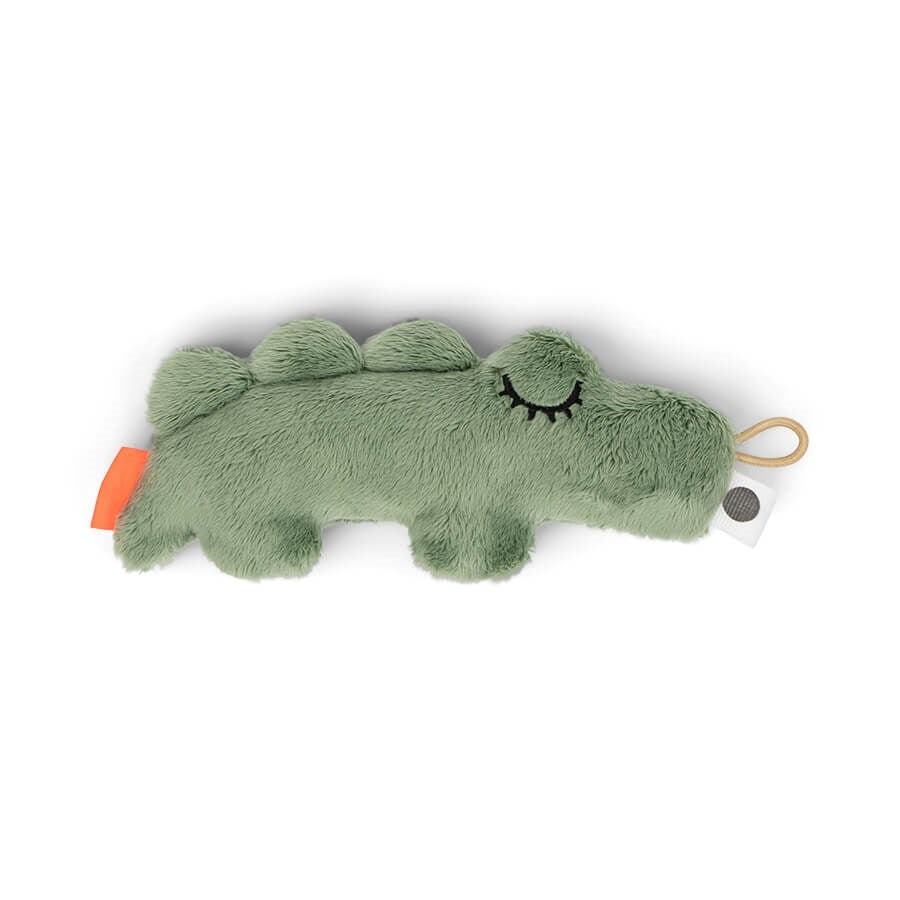 Done by Deer Tiny sensory rattle - Croco Green