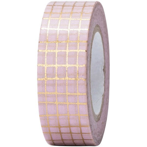 Paper Poetry Washi Tape - grid gold