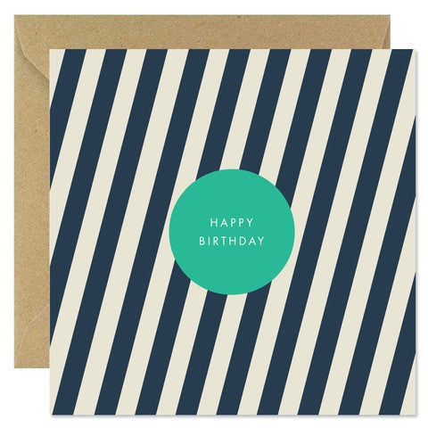 Bold Bunny - Happy Birthday Stripes