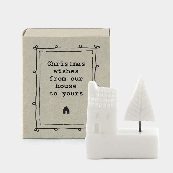 East of India Christmas - Matchbox From Our House to Yours