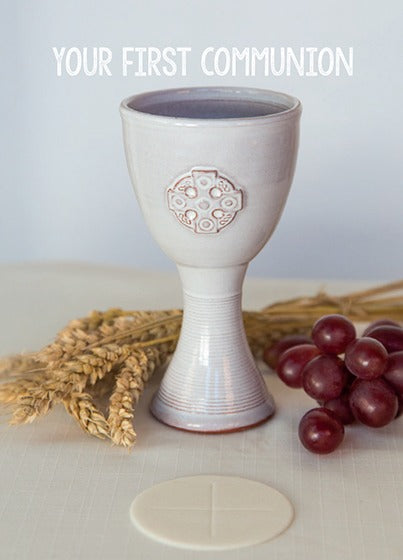 Communion Card - Pottery Chalice