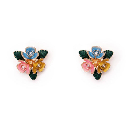 Lovett Earrings - Flower Studs