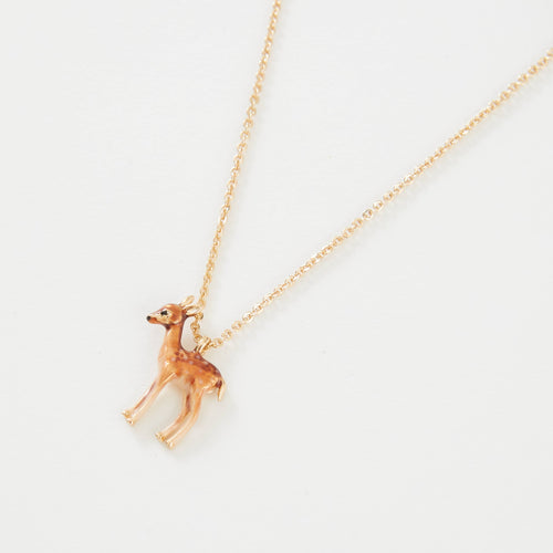 Fable Jewellery - Enamel Fawn Necklace