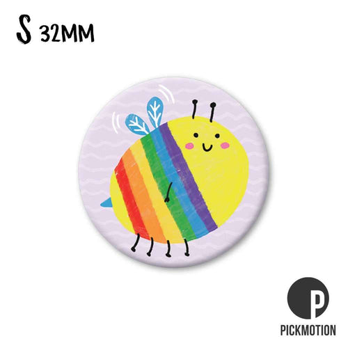 Pickmotion Magnet Small - Rainbow Bee