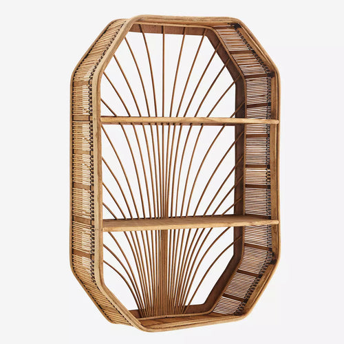 Madam Stoltz Furniture - Rectangular Bamboo Shelf