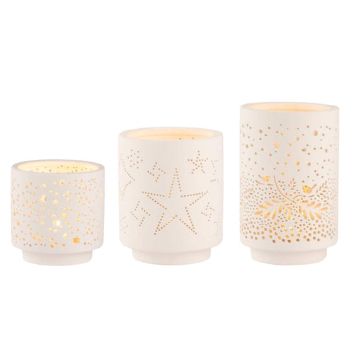 Rader Christmas Tea Light Holder  - Winter Motif