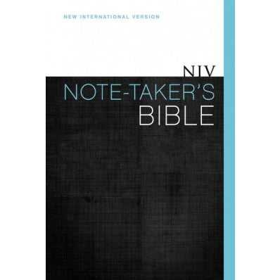 NIV - Note Taker's Bible - Hardback