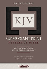 KJV - Super Giant Print Reference - Black