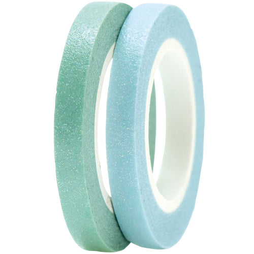 Paper Poetry Washi tape - Set of 2 Thin Pastels Blue/Green