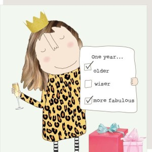 Rosie Made a Thing Card - One Year Older