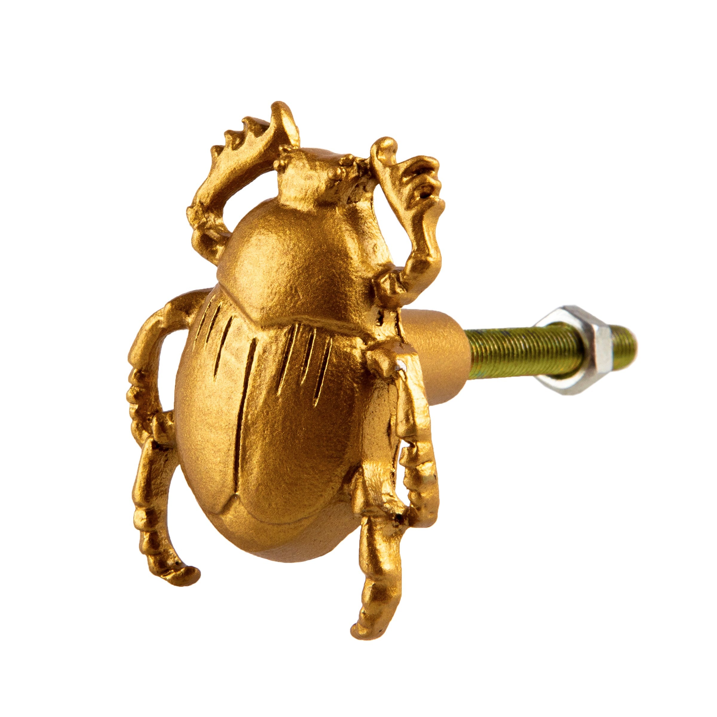 Sass & Belle Door knobs - Golden Scarab
