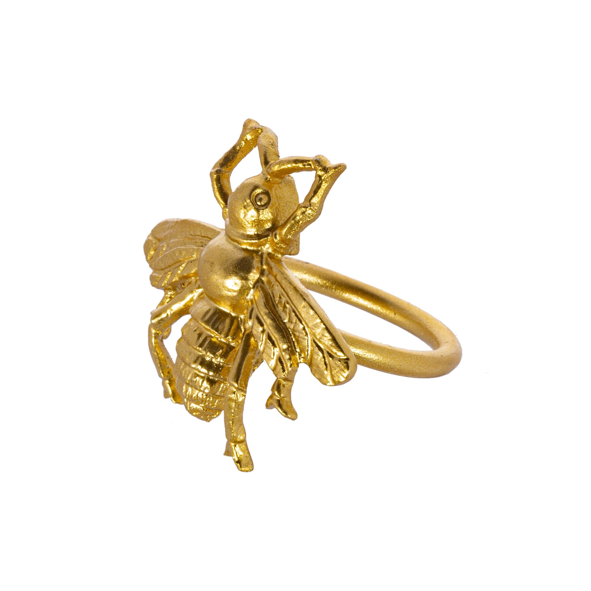 Sass & Belle Napkin Ring - Gold Bee Set of 2