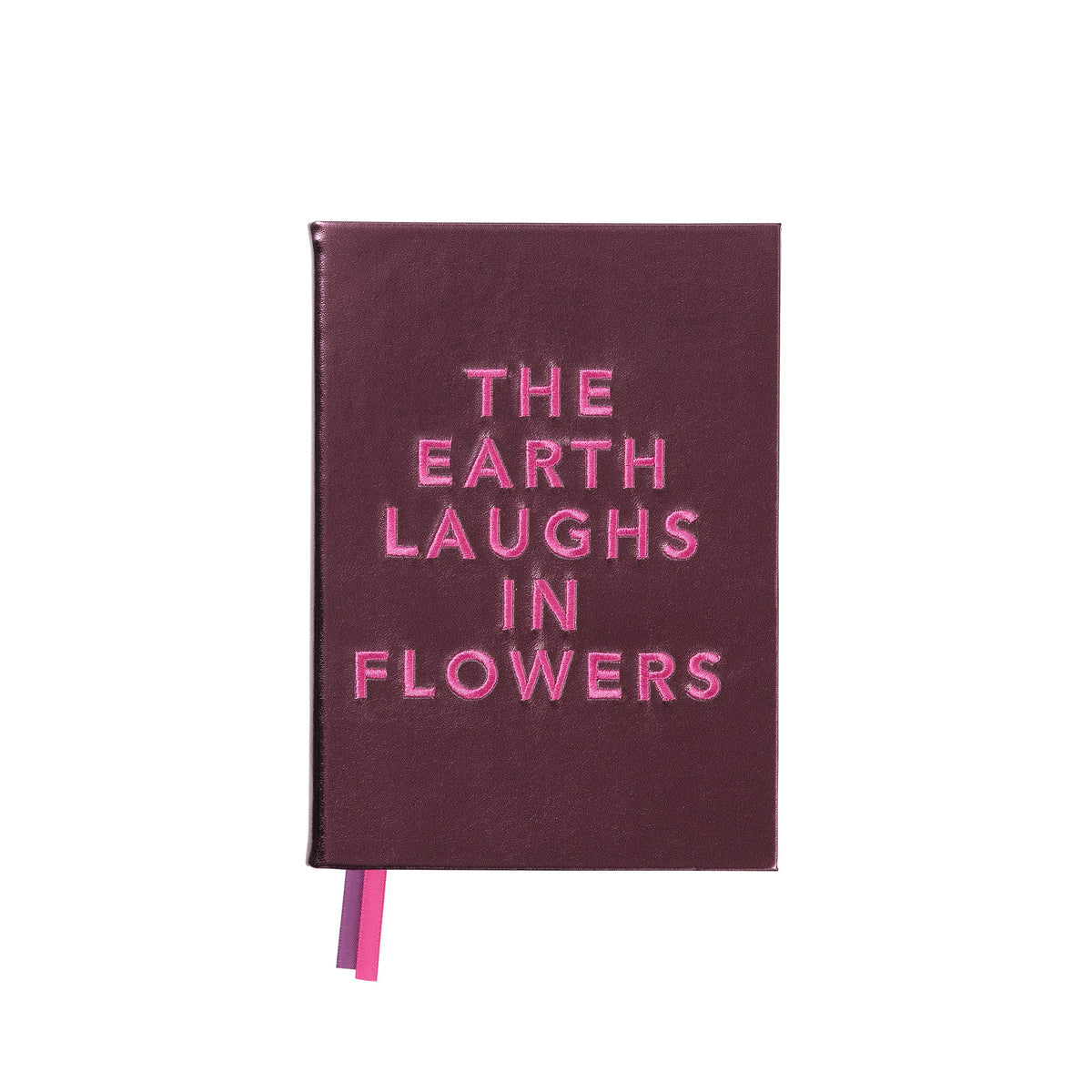 Bien Moves Notebook - Embroidered "The Earth Laughs"
