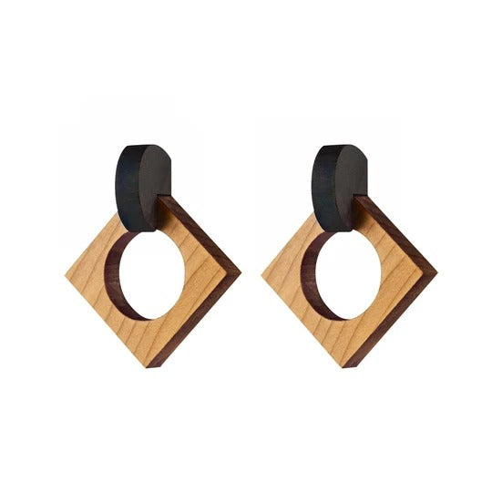 Rowena Sheen Earrings - Cernu 3D Studs
