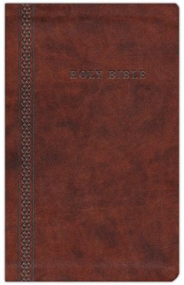 KJV, Thinline Reference Bible Portable, Flexisoft leather, Chestnut Brown