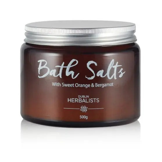 DUBLIN HERBALISTS - Bath Salts with Sweet Orange & Bergamot