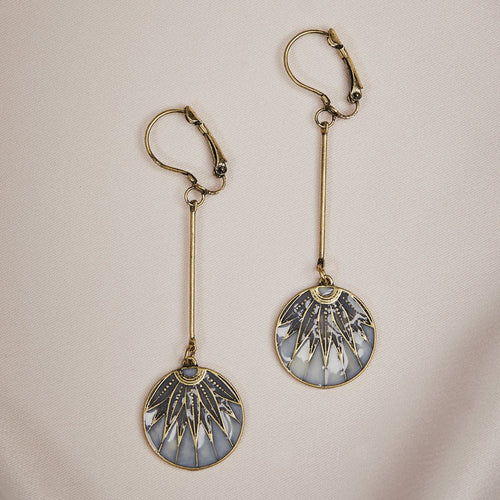 Lovett Earrings - Disc Drop