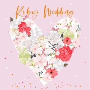 Belly Button Elle Card - Wedding Anniversary Ruby