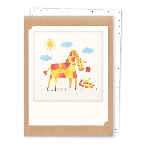 Pickmotion Mini-Card - Flower Giraffes