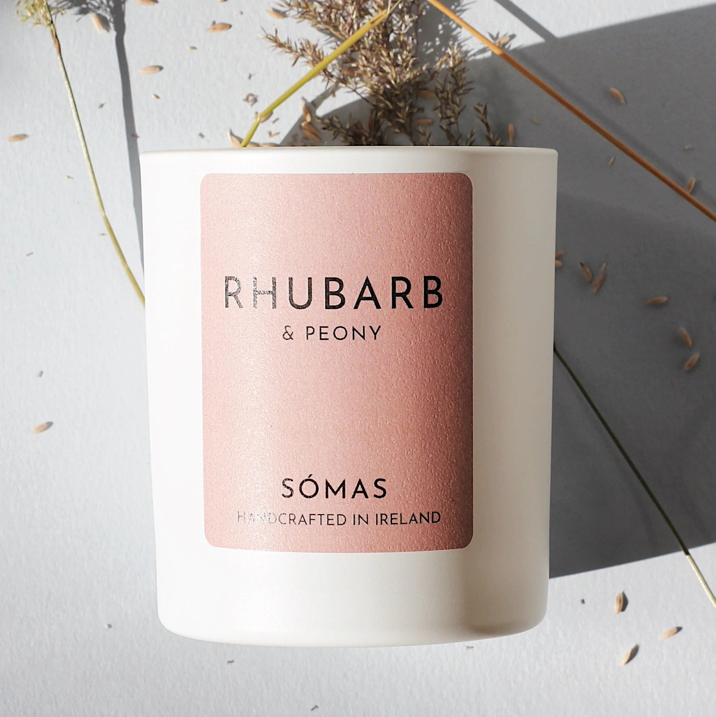 Somas Studio Candle - Rhubarb & Peony