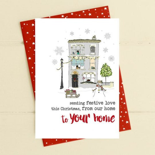 Dandelion Card Christmas - Our Home to Yours