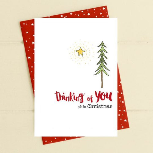 Dandelion Card Christmas - Thinking of You