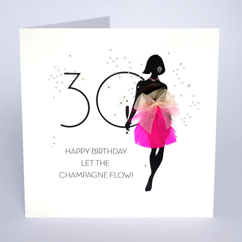 Luxury Extra Large Card - 30 - Let The Champagne Flow!