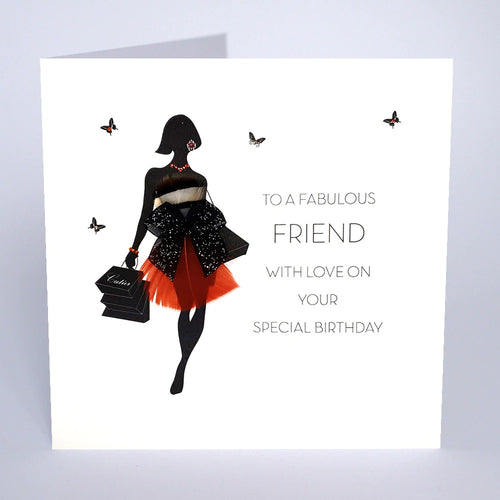Luxury Extra Large Card - To a Fabulous Friend