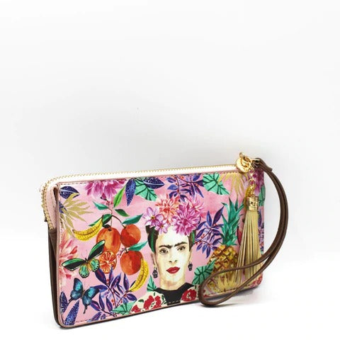 Frida Kahlo Cactus Collection Licensed Handbag with Coin Purse, Beig/Red,  Medium : Amazon.ca: Clothing, Shoes & Accessories