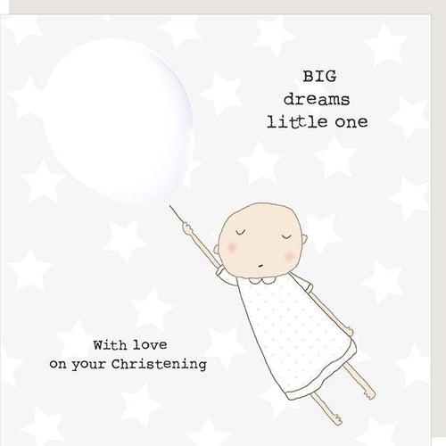 Rosie Made a Thing Card - Christening Big Dreams