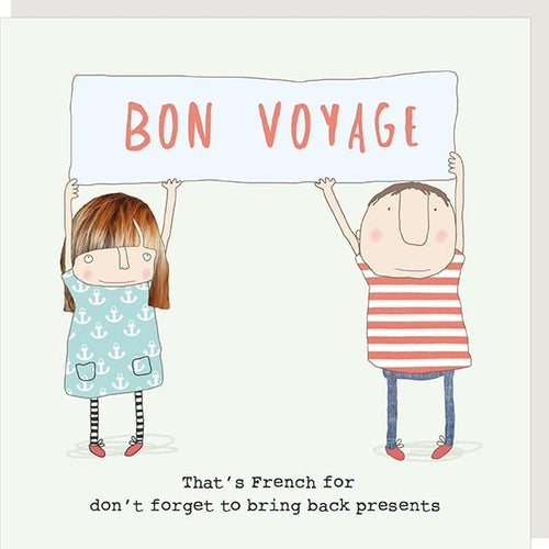Rosie Made a Thing Card - Bon Voyage