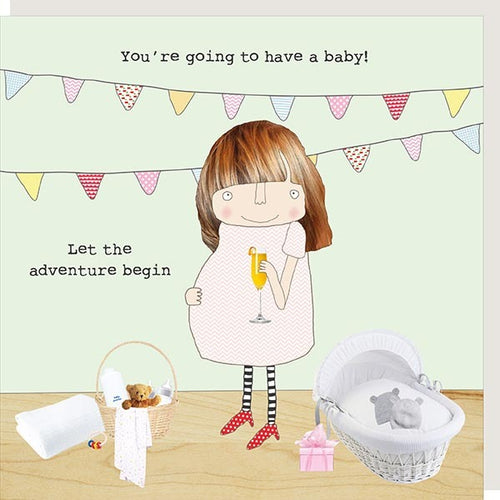 Rosie Made a Thing Card - Baby Adventures