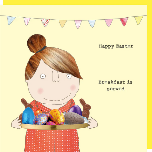 Rosie Made a Thing Card - Happy Easter Breakfast