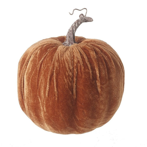 Heaven Sends Halloween - Velvet Pumpkin Large Dark Orange