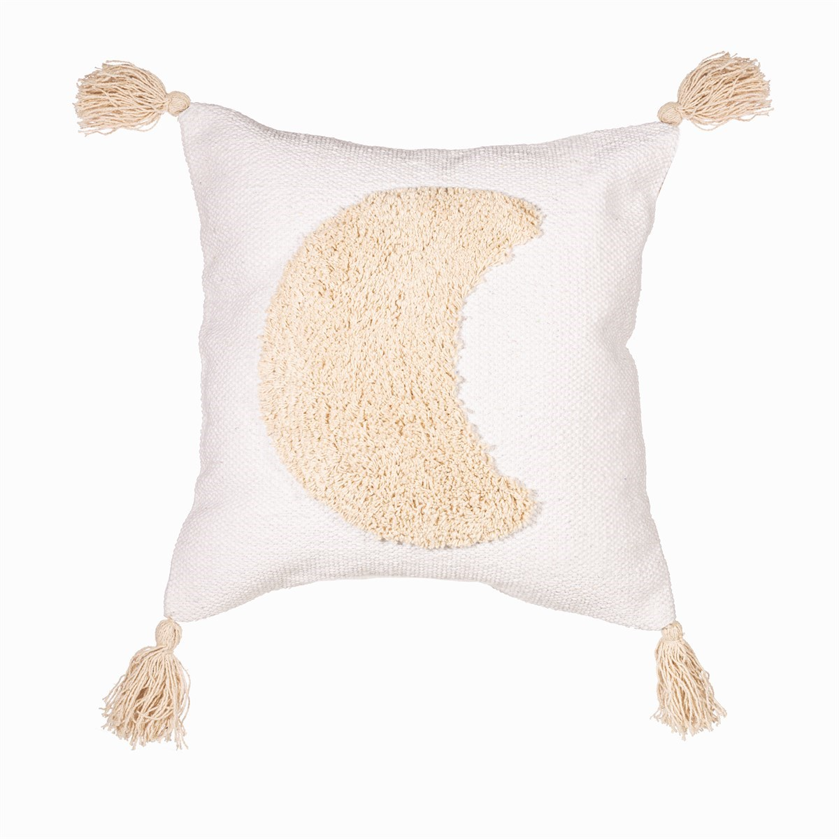 Sass & Belle Cushion - Crescent Moon Tufted Cushion