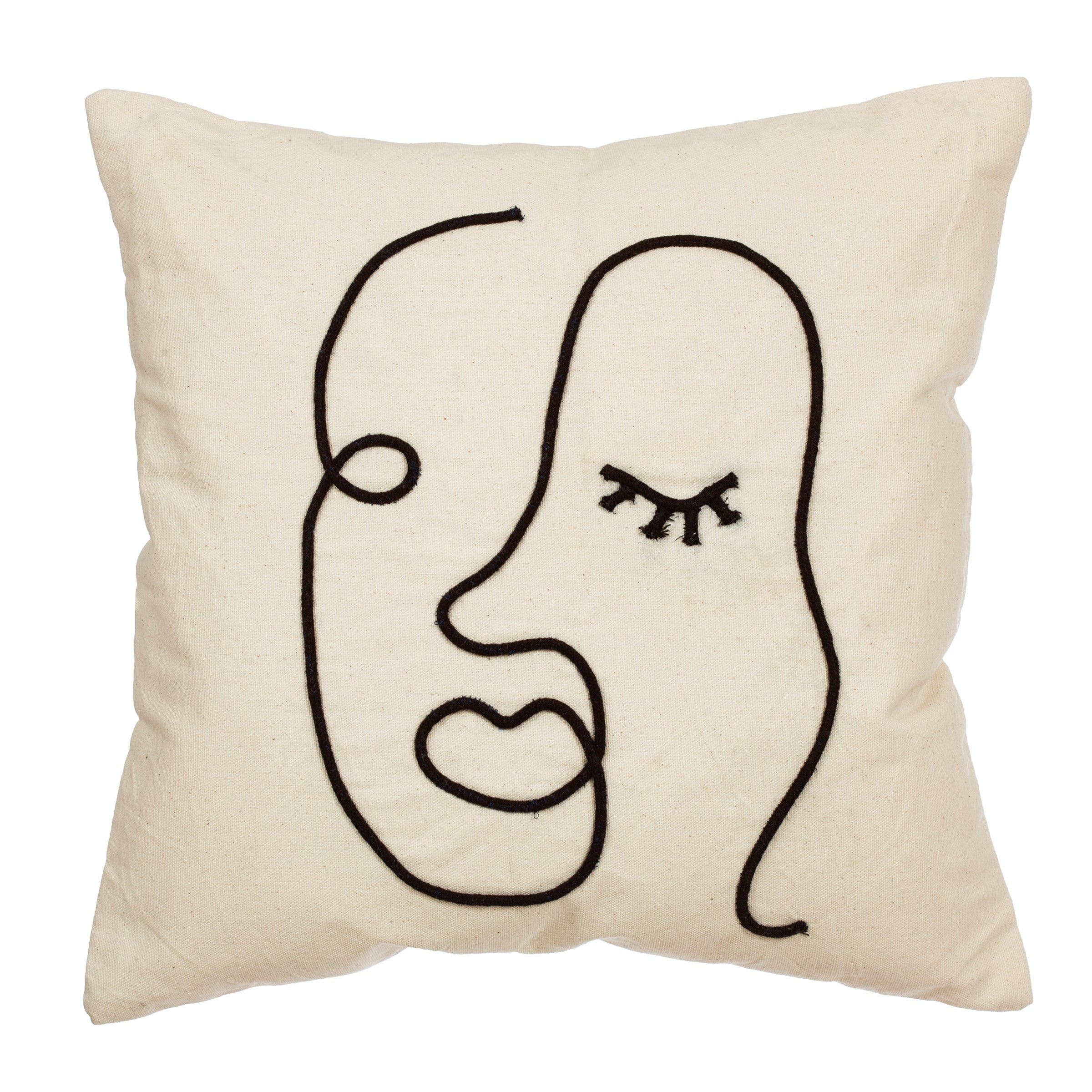 Sass & Belle Cushion - Abstract Face
